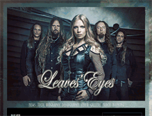 Tablet Screenshot of leaveseyes.com